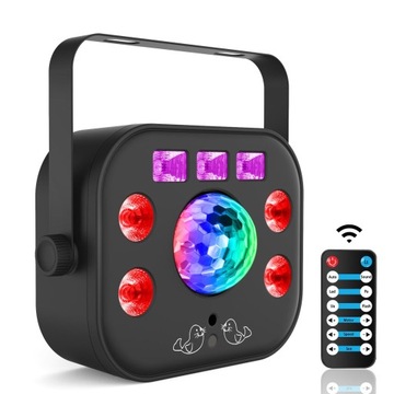 LASER 5W1 KONTROLA GŁOSU PROJEKTOR DISCO BALL
