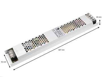 24V ZASILACZ LED MONTAŻOWY 200W 8,3A SLIM CCT