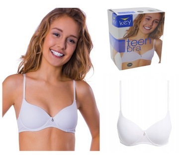 KEY BIUSTONOSZ TBM 122 MŁODZIEŻOWY biały 75BB