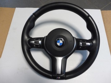 Bmw F10 F11 kierownica z airbag skóra multifunkcja 3074993 7851234 MPAKIET