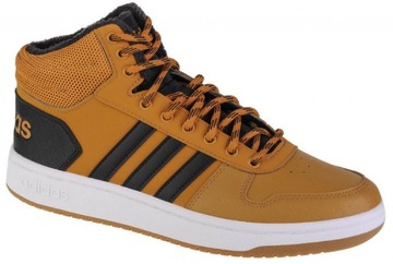 BUTY SPORTOWE MĘSKIE ADIDAS HOOPS 2.0 MID EE7371 R-36