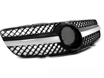 MASKA MERCEDES SL R230 01-06 STYLE BLACK SKŘÍŇKA