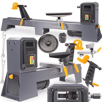 Настольный ТОКАРНЫЙ СТАНОК ПО ДЕРЕВУ с регулировкой 600Вт 1000мм