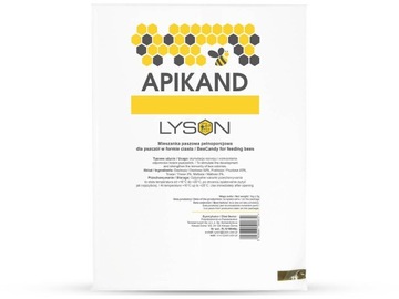 Apikand BF - ciasto 1kg pełnoporcjowa mieszanka paszowa dla pszczół