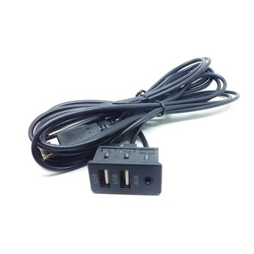 1,5 м автомобильный универсальный аудио AUX 2 USB