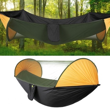 САМРАСДВИЖАЮЩИЙСЯ ГАМАК С МОСКИТНОЙ СЕТКОЙ, 290Х140СМ