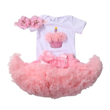 Komplet 80 body roczek spódniczka tutu opaska