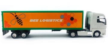 МОДЕЛЬ TIR MAN TGX XXL BEE LOGISTICS WELLY 1:64