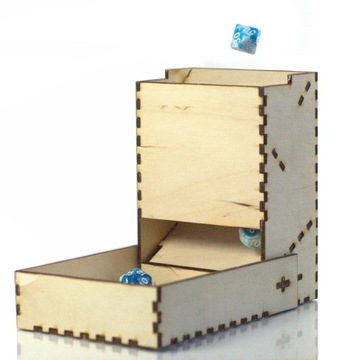 DICE TOWER ДЕРЕВЯННАЯ DICE TOWER 15 СМ РПГ