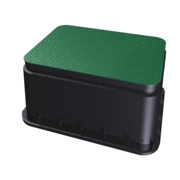 Люк клапанной коробки JUMBO для электромагнитных клапанов, ЗЕЛЕНАЯ КРЫШКА