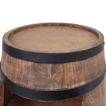 Деревянная барная стойка со светодиодной дверцей из венге + подставка