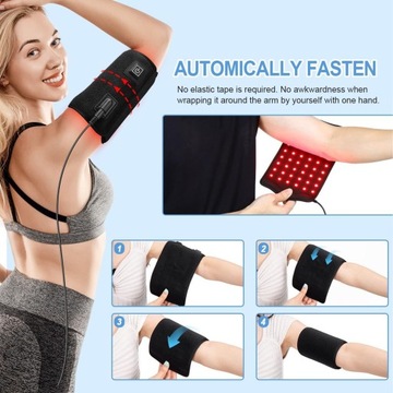 Световая панель с 60 светодиодами для рук, запястий, икр, лодыжек.