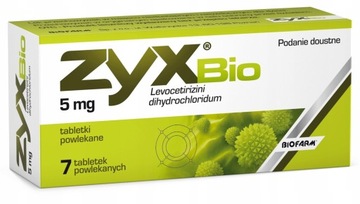 BIOFARM Zyx Bio lek na alergię alergia 7 tabletek