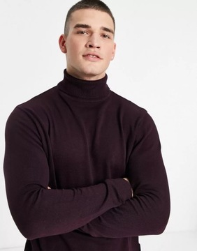 FRENCH CONNECTION SWETER MĘSKI FIOLETOWY XL 1UEN