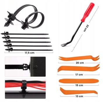 XXL НАБОР ЗАЖИМОВ, ШПИЛЬКОВ, АВТОМОБИЛЬНЫХ ЗАЖИМОВ ДЛЯ ОБИВКИ АВТОМОБИЛЯ 635 + СЪЕМНИК