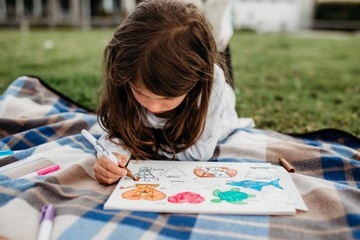 БОЛЬШОЙ КОВРИК ДЛЯ РАСКРАСОК А3, многоразовый, МОЮЩИЙСЯ, набор для ДЕТЕЙ