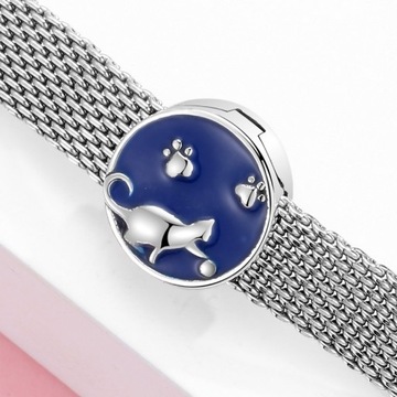 Charms Kot REFLEXIONS srebro S925 zawieszka