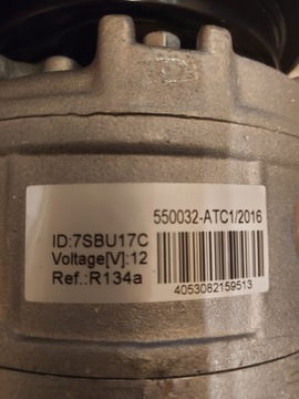 Компрессор кондиционера 7SBU17C Компрессор R134a