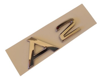 Emblemat A2 do Audi Silver Glossy