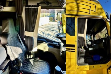 Занавес занавес TIR Premium без перекладины - Швейная - Scania до 2017 года.