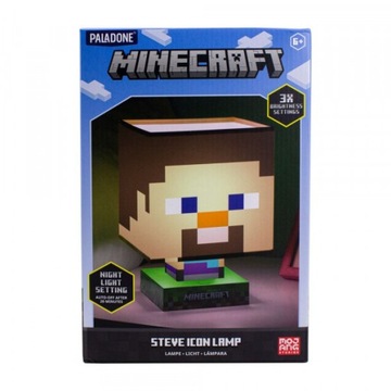 БОЛЬШАЯ ЛАМПА СТИВА MINECRAFT С абажуром / 26см