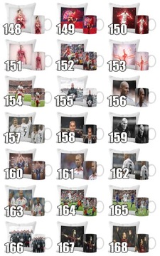 ZESTAW KUBEK I PODUSZKA SUPER PREZENT DLA FANA CHRISTIANO RONALDO GRAFIKI