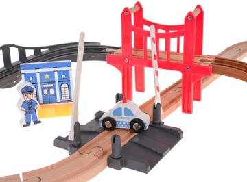 ДЕРЕВЯННАЯ ЭЛЕКТРОПОЕЗД 42 шт. HBE 0199