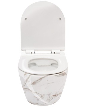 Унитаз без оправы Rea Carlos Rimless Lava Marble