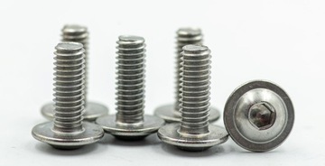 ВИНТ M5X16 ДЛЯ ОБтекателей, ФЛАНЕЦ НЕРЖАВЕЮЩИЙ 7380F (10)