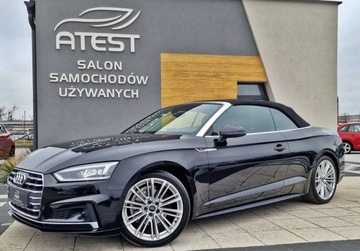 Audi A5 II Cabrio 2.0 TFSI 190KM 2017 Audi A5 3x SLine Kabrio Europa Kamery Navi PDC...