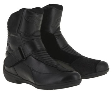 ALPINESTARS DAMSKIE BUTY MOTOCYKLOWE SKÓRZANE STELLA VALENCIA WP BLACK 40
