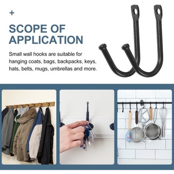 МЕТАЛЛИЧЕСКИЕ КРЮЧКИ, КРЕПЛЕННЫЕ НА ПАЛЬТО, ДЕТСКОЕ УКРАШЕНИЕ, КЛЮЧ НА СТЕНУ