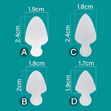 Силиконовые формы для DUAL FORM, овальные, во французском стиле.