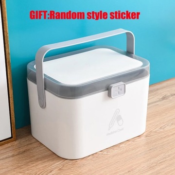 Ins Home First Aid Kit Storage Medicine Box, Big Cute Organizer,