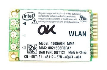 WiFi DELL D620 D630 D820 D830 a/b/g/n 300Mbps 5Ghz
