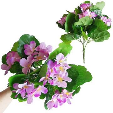 Pelargonie Kwiaty Sztuczne Dekoracja Na Balkon Taras