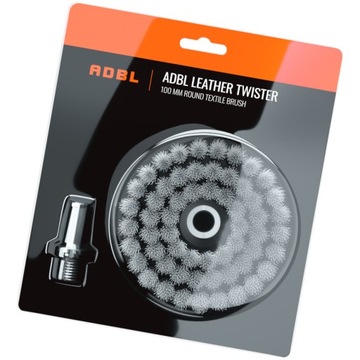 ADBL Leather Twister 100 Miękka Szczotka Na Wkrętarkę Do Czyszczenia Skóry