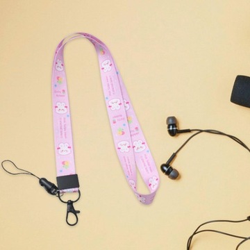 Шейный ремешок Универсальный ремешок для карточек Прекрасный фиолетовый офисный вариант