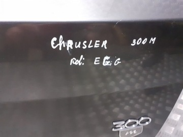 VÍKO KUFRU KUFRU CHRYSLER 300M EGG