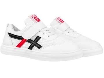 BUTY SPORTOWE DZIECIĘCE TRAMPKI NA RZEP LEKKIE 32
