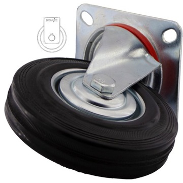 НАБОР ИЗ 4 ШТ. Полочная тележка WHEELS fi 125 41STGU125