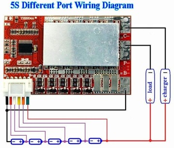 5S 18,5-21 В (50-70 А) печатная плата, BMS, PCM/Li-Ion, Li-Po,