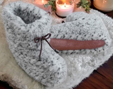 Bambosze Woolen Homemade Ciafts теплые тапочки *40 *