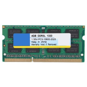 RAM DDR3L 4GB 1333MHz do laptopa odporny na zużycie i korozję