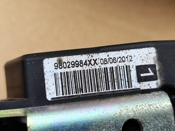 PEUGEOT 208 2012 НАТЯЖИТЕЛЬНЫЕ РЕМНИ ПОДУШЕК БЕЗОПАСНОСТИ