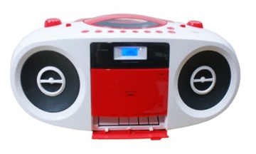 Terris RCA253 бомбокс FM CD/MP3 магнитофон USB AUX