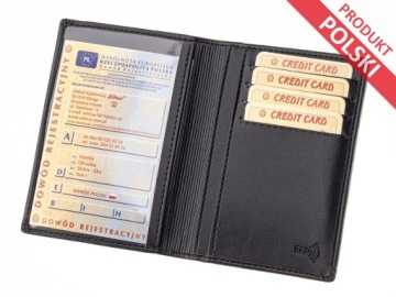Etui na karty płatnicze i dokumenty z ochroną,,RIFD,,