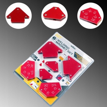 МАГНИТНЫЙ СВАРОЧНЫЙ ДЕРЖАТЕЛЬ УГЛОВОЙ КРОНШТЕЙН НАБОР ДЛЯ СВАРКИ МАГНИТ 6 EL