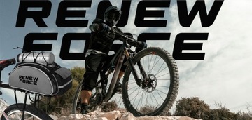 СУМКА ДЛЯ ВЕЛОСИПЕДА НА ПОЛЕЧНОМ ПОЛЧЕНЕ ПРОЧНОЕ РОЗЕТКОЕ + ВМЕСТИТЕЛЬНЫЙ РЕМЕНЬ ДЛЯ РУЧКИ