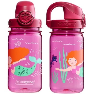 BUTELKA NA WODĘ BIDON SPORTOWY DLA DZIECI NALGENE OTF KIDS SYRENKA 350ML